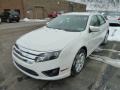 2011 White Suede Ford Fusion SE  photo #5