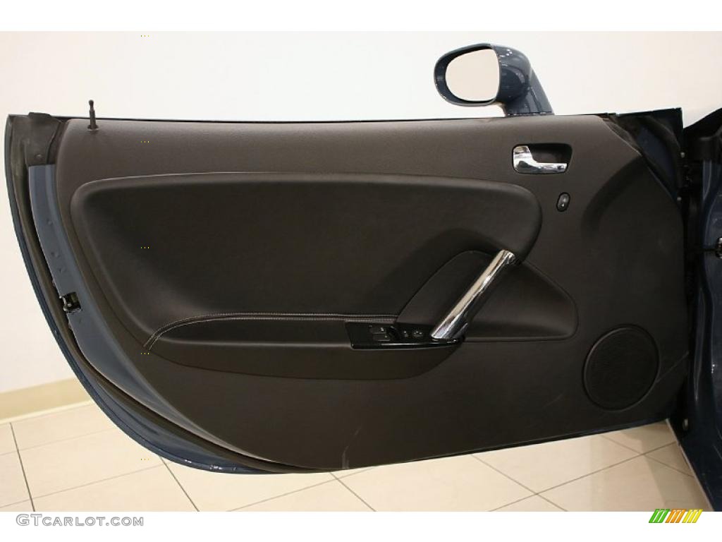 2008 Saturn Sky Red Line Roadster Black Door Panel Photo #42815786