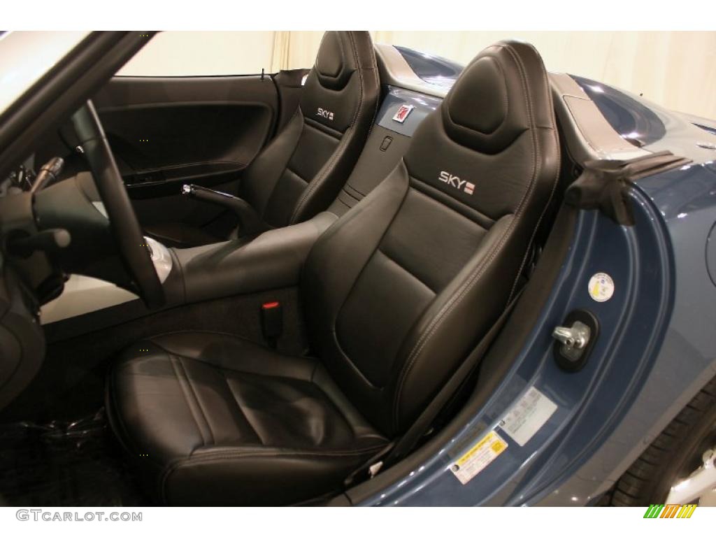 Black Interior 2008 Saturn Sky Red Line Roadster Photo #42815910