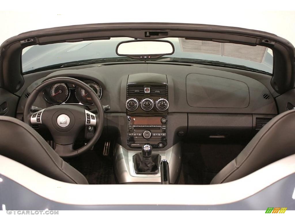 Black Interior 2008 Saturn Sky Red Line Roadster Photo #42815950