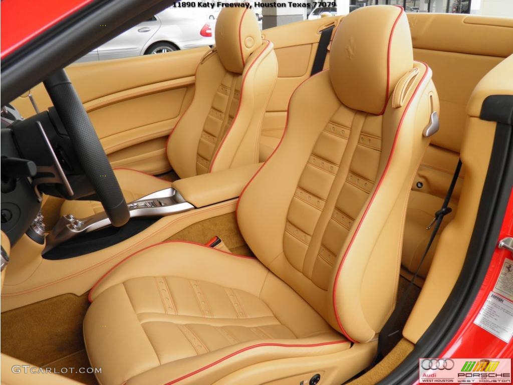 Beige Interior 2010 Ferrari California Standard California Model Photo #42816786