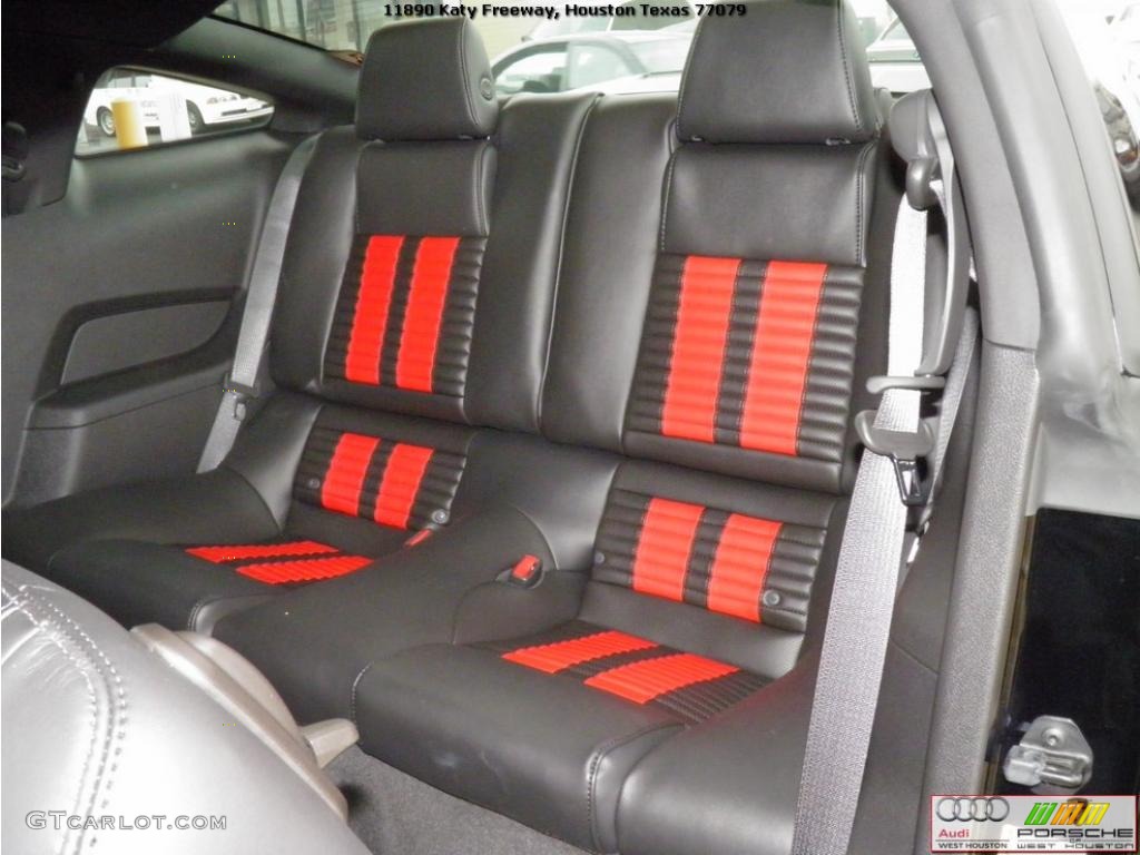 Charcoal Black/Red Interior 2011 Ford Mustang Shelby GT500 SVT Performance Package Coupe Photo #42817412
