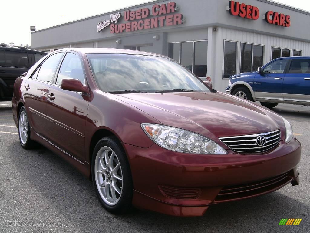 2006 Camry LE - Salsa Red Pearl / Taupe photo #1