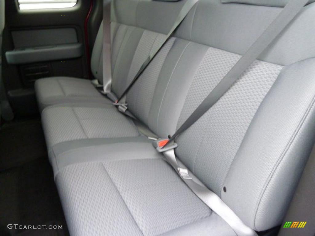 Steel Gray Interior 2011 Ford F150 XLT SuperCab 4x4 Photo #42817510