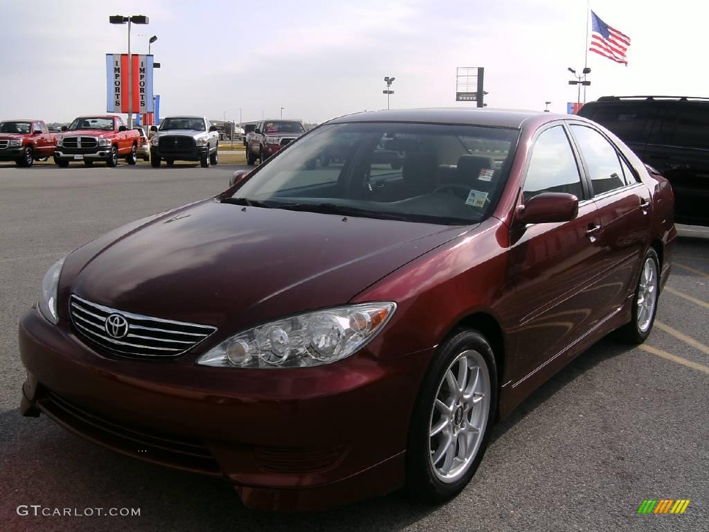 2006 Camry LE - Salsa Red Pearl / Taupe photo #7