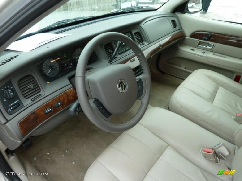 2008 Grand Marquis LS - Smokestone Metallic / Medium Light Stone photo #12