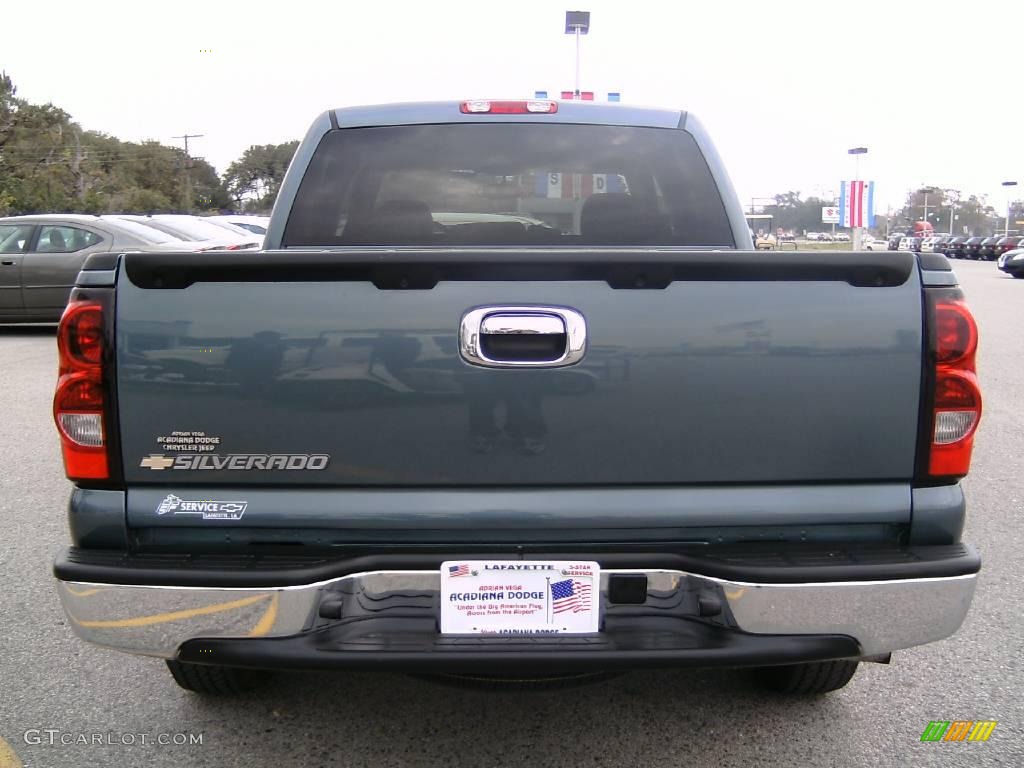 2007 Silverado 1500 Classic LS Crew Cab - Blue Granite Metallic / Tan photo #4