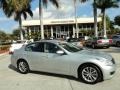 2008 Liquid Platinum Silver Infiniti G 35 Sedan  photo #1