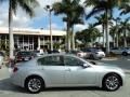 2008 Liquid Platinum Silver Infiniti G 35 Sedan  photo #5