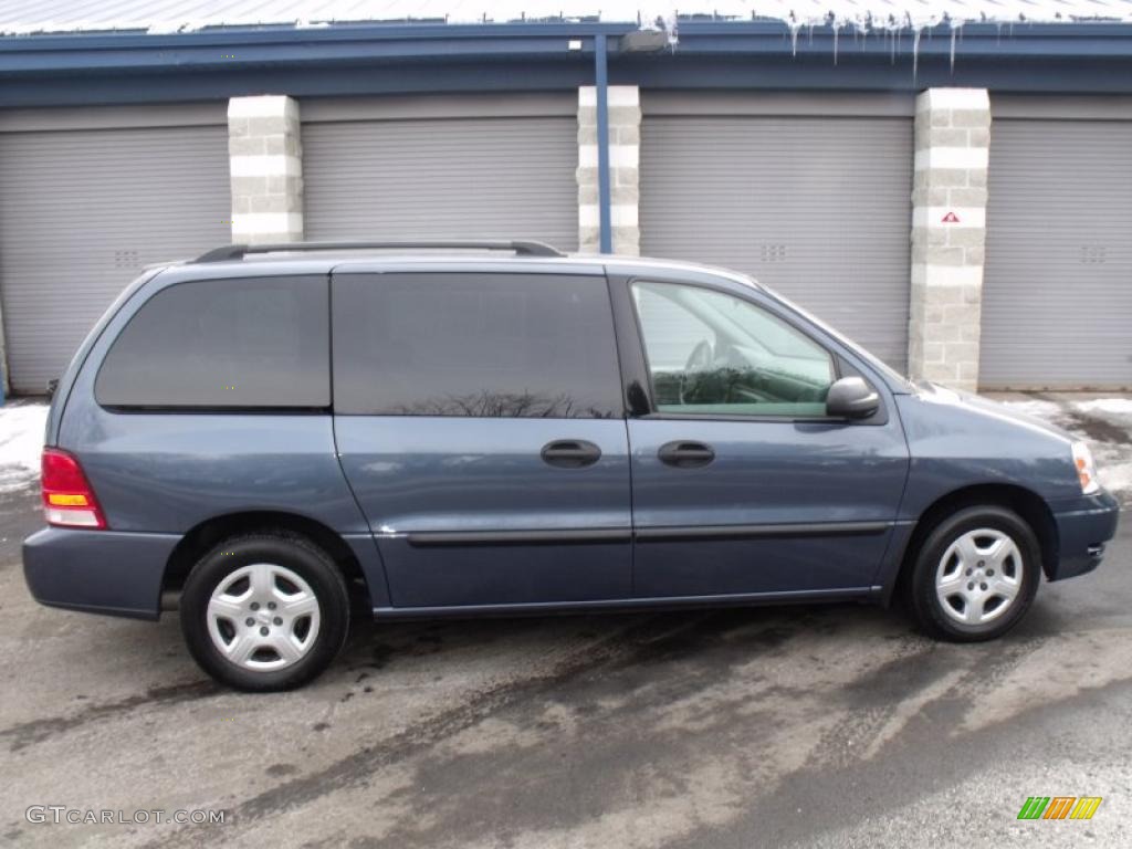 2006 Freestar SE - Norsea Blue Metallic / Flint Grey photo #6