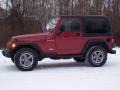 Chili Pepper Red Pearlcoat 1999 Jeep Wrangler SE 4x4 Exterior