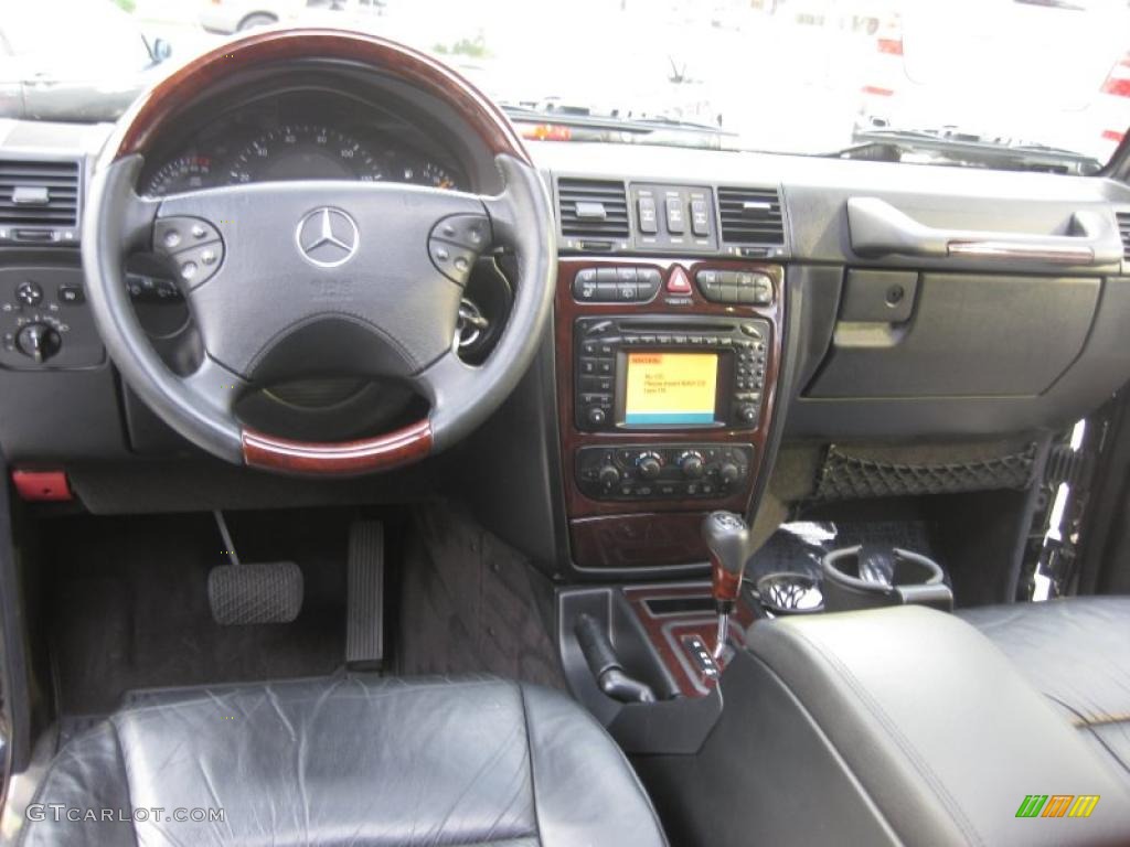 Black Interior 2002 Mercedes-Benz G 500 Photo #42820814
