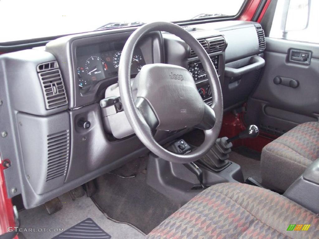 Agate Interior 1999 Jeep Wrangler SE 4x4 Photo #42820858