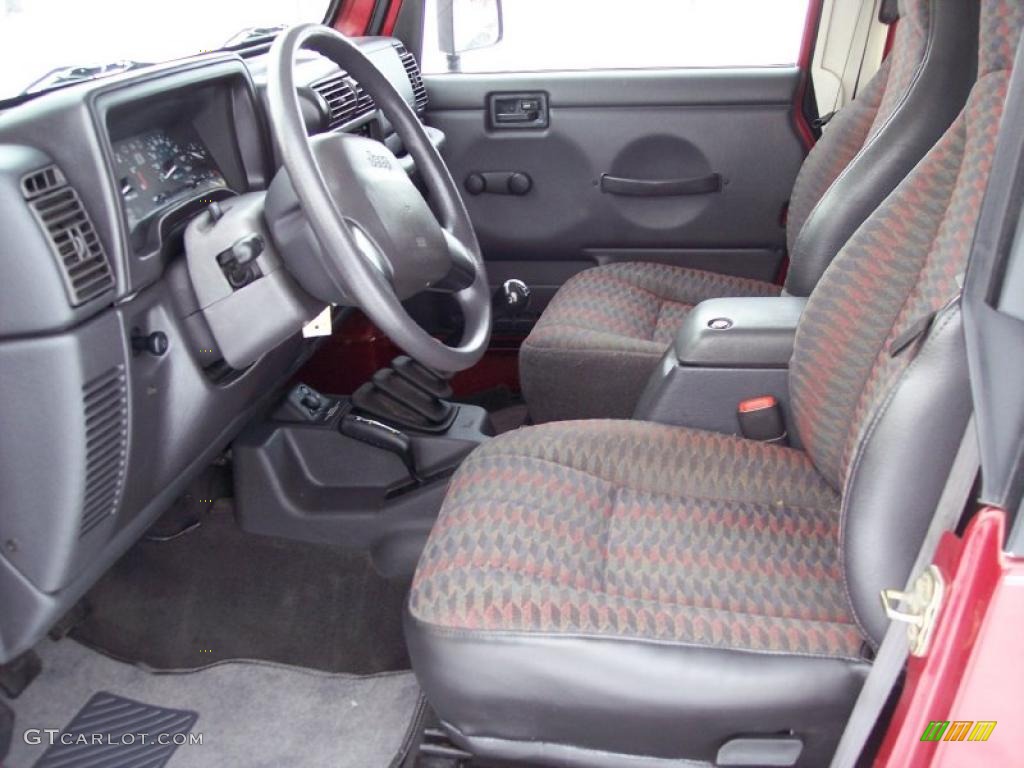 Agate Interior 1999 Jeep Wrangler SE 4x4 Photo #42820866