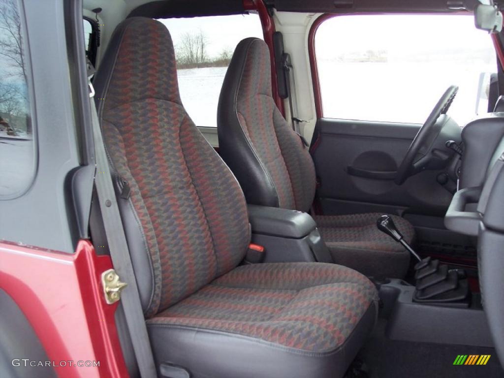 Agate Interior 1999 Jeep Wrangler SE 4x4 Photo #42820970