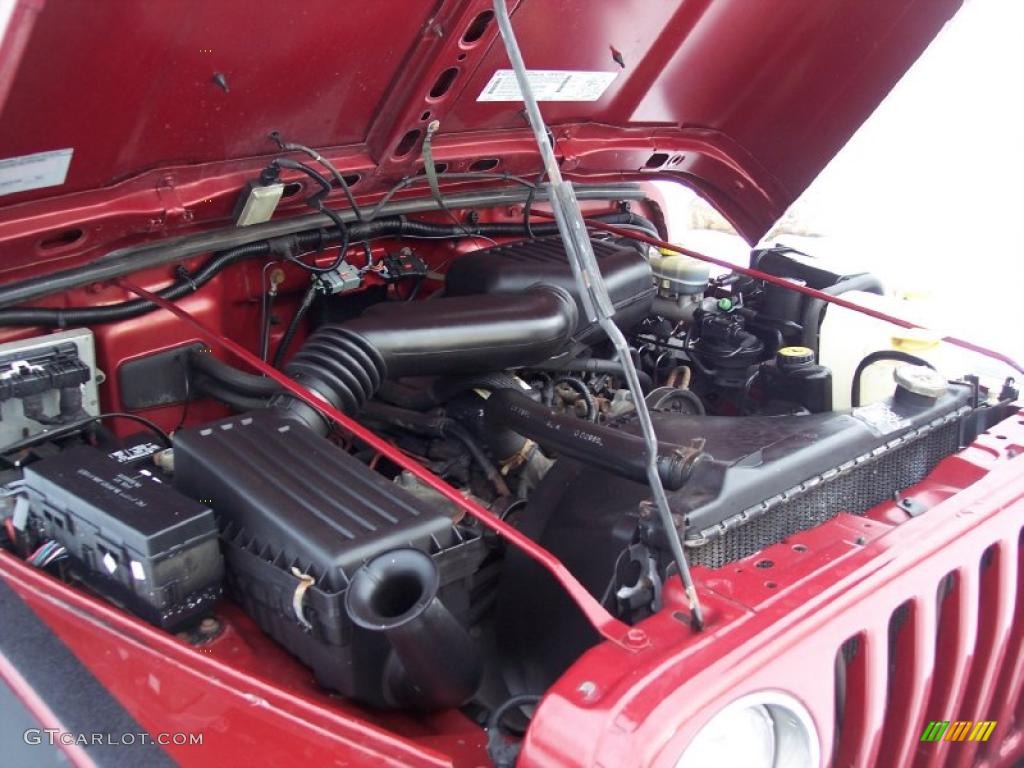 1999 Jeep Wrangler SE 4x4 2.5 Liter OHV 8-Valve 4 Cylinder Engine Photo #42821062