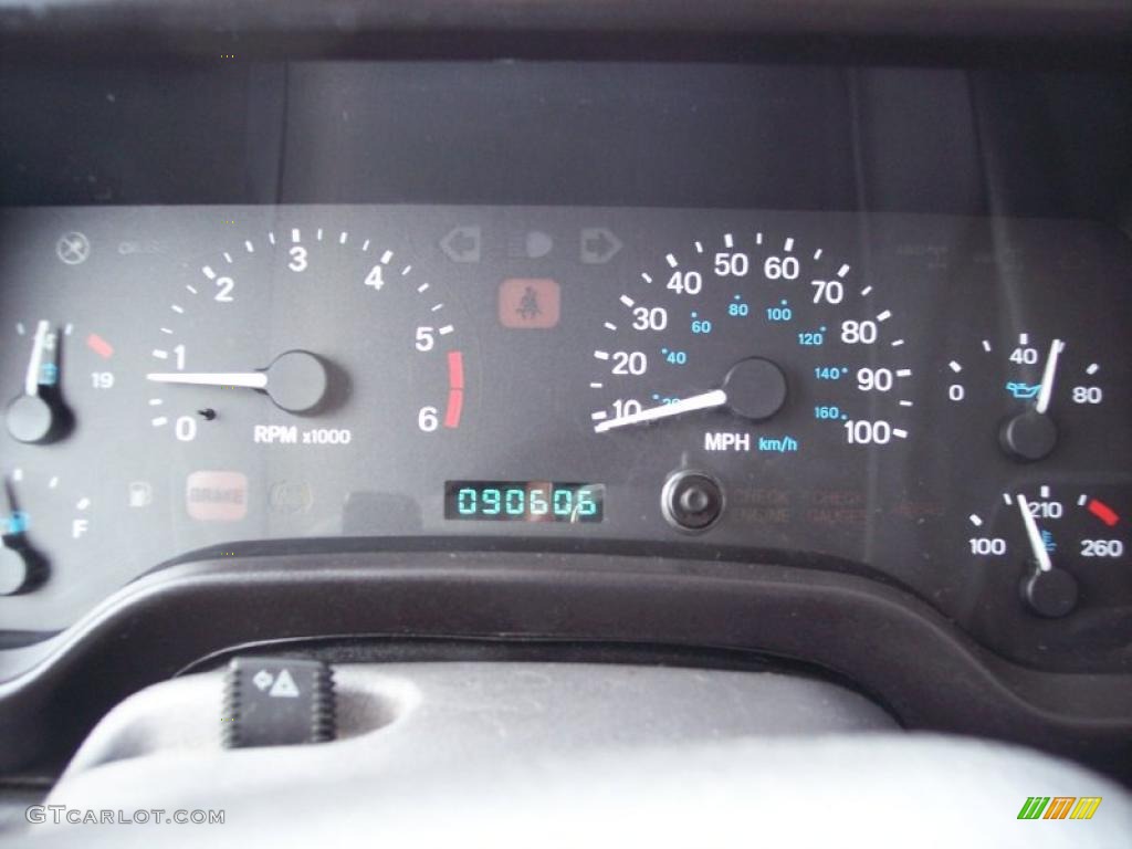 1999 Jeep Wrangler SE 4x4 Gauges Photo #42821186