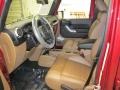 Black/Dark Saddle Interior Photo for 2011 Jeep Wrangler Unlimited #42822054