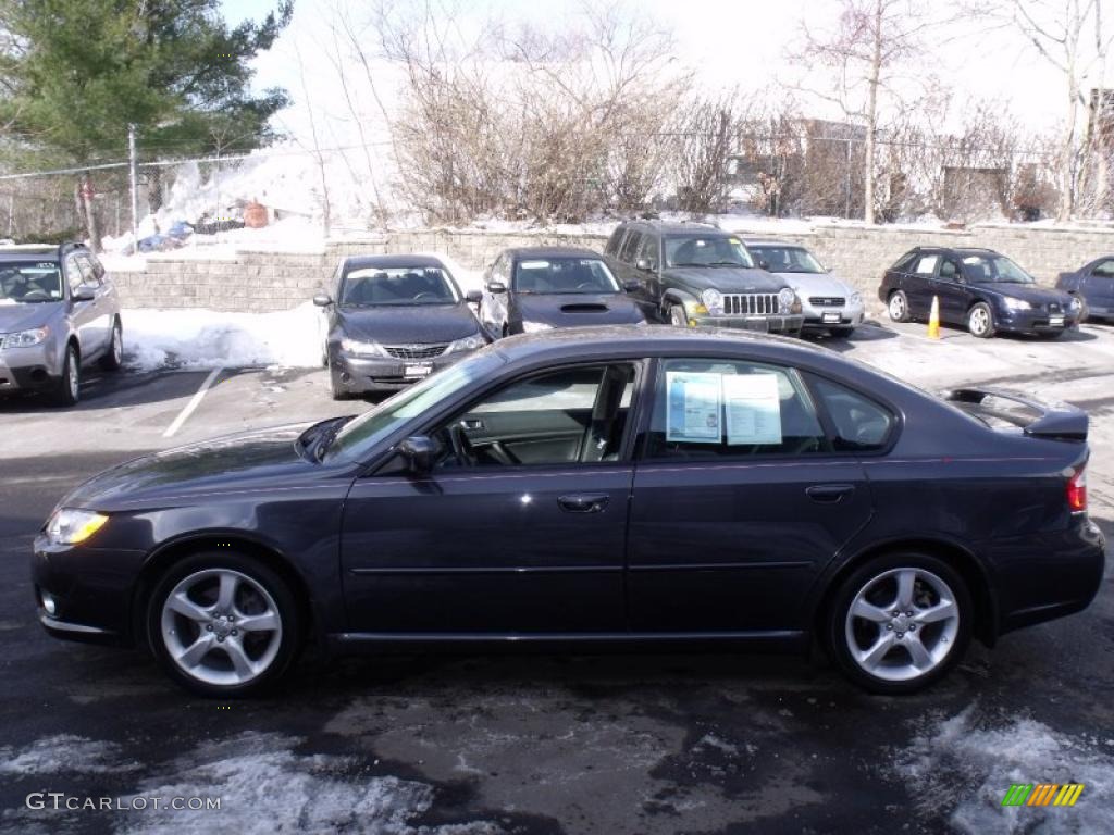 2008 Legacy 2.5i Limited Sedan - Diamond Gray Metallic / Off Black photo #2