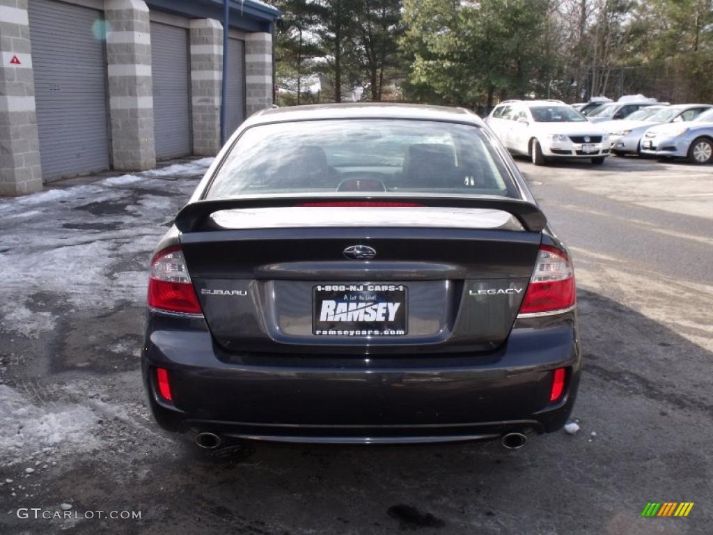 2008 Legacy 2.5i Limited Sedan - Diamond Gray Metallic / Off Black photo #4
