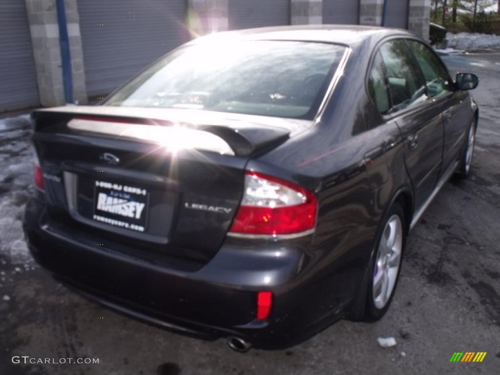 2008 Legacy 2.5i Limited Sedan - Diamond Gray Metallic / Off Black photo #5