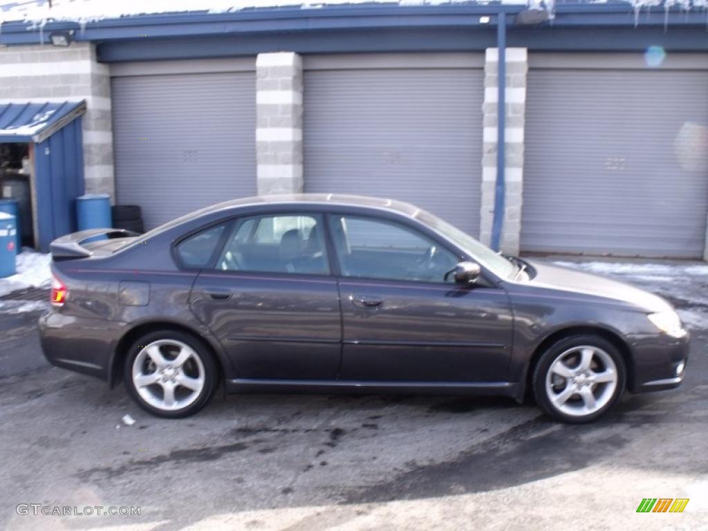2008 Legacy 2.5i Limited Sedan - Diamond Gray Metallic / Off Black photo #6