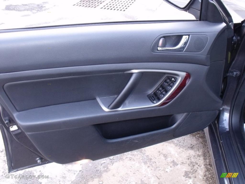 2008 Legacy 2.5i Limited Sedan - Diamond Gray Metallic / Off Black photo #17