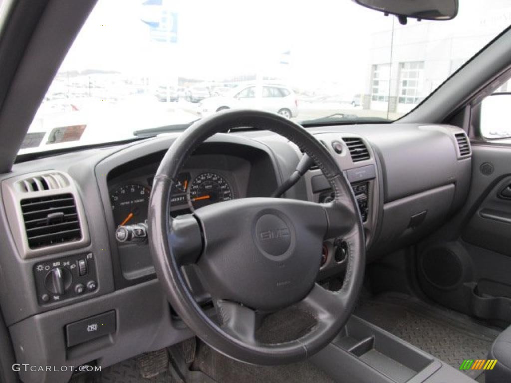 Dark Pewter Interior 2006 GMC Canyon SLE Extended Cab Photo #42823522