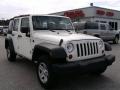 2007 Stone White Jeep Wrangler Unlimited X  photo #1