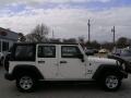 2007 Stone White Jeep Wrangler Unlimited X  photo #2