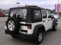 2007 Stone White Jeep Wrangler Unlimited X  photo #3