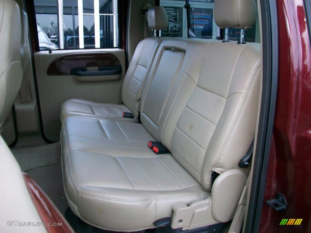 Tan Interior 2007 Ford F350 Super Duty Lariat Crew Cab Dually Photo #42823958