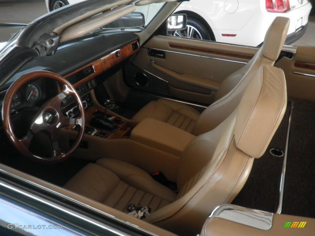 Ivory Interior 1989 Jaguar XJ XJS V12 Convertible Photo #42824110