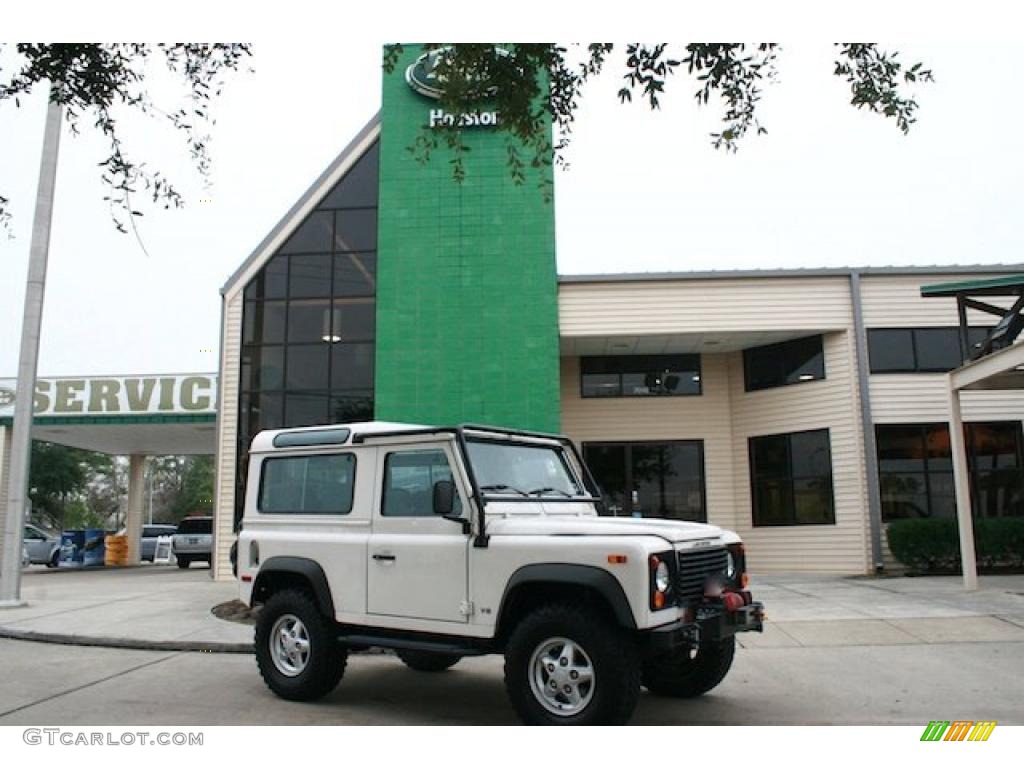 1995 Defender 90 Hardtop - Alpine White / Ash Grey photo #1