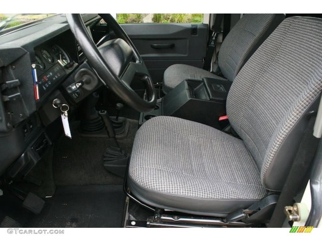 Ash Grey Interior 1995 Land Rover Defender 90 Hardtop Photo #42826554