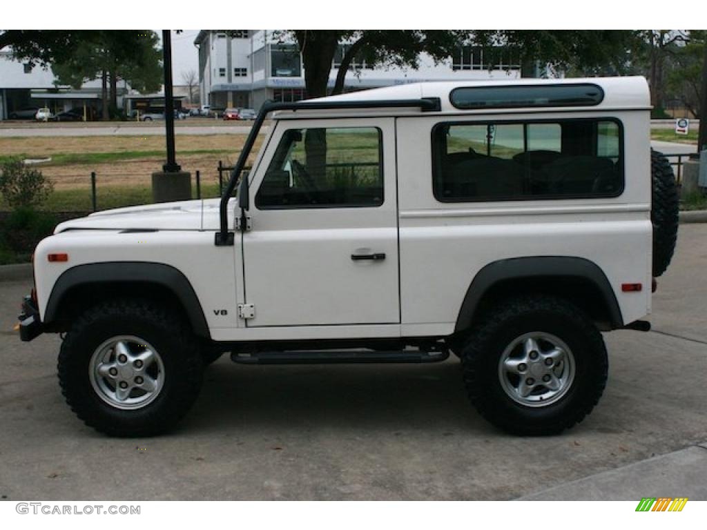 1995 Defender 90 Hardtop - Alpine White / Ash Grey photo #8