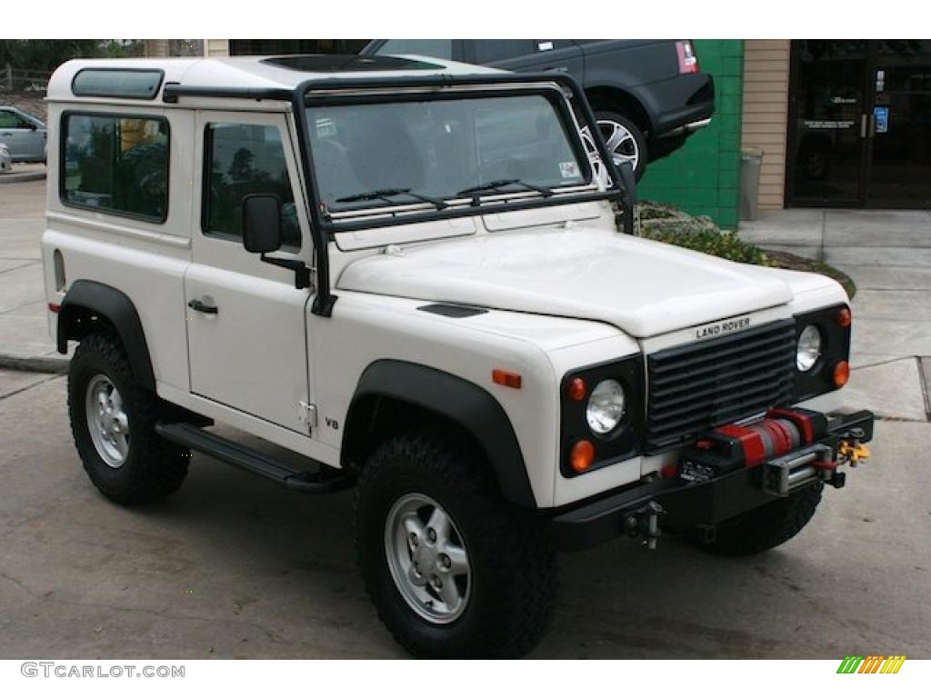 Alpine White 1995 Land Rover Defender 90 Hardtop Exterior Photo #42826678