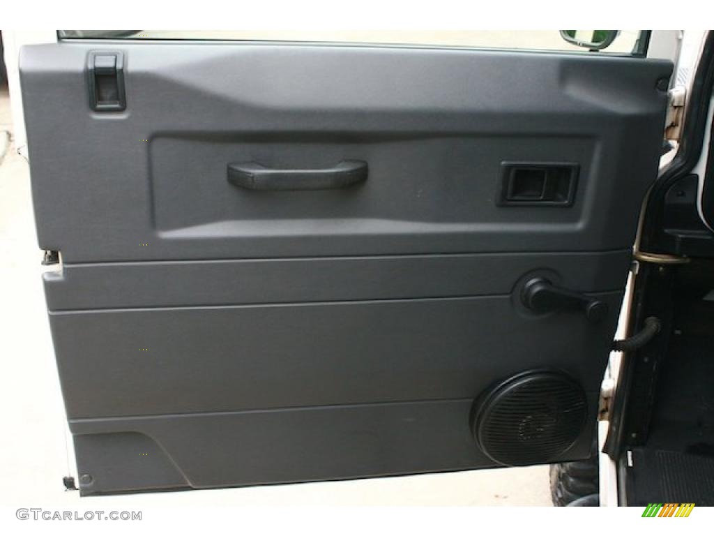 1995 Land Rover Defender 90 Hardtop Ash Grey Door Panel Photo #42827063