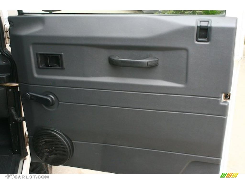 1995 Land Rover Defender 90 Hardtop Ash Grey Door Panel Photo #42827078