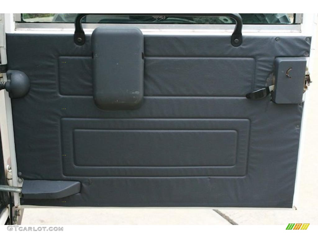 1995 Land Rover Defender 90 Hardtop Ash Grey Door Panel Photo #42827094