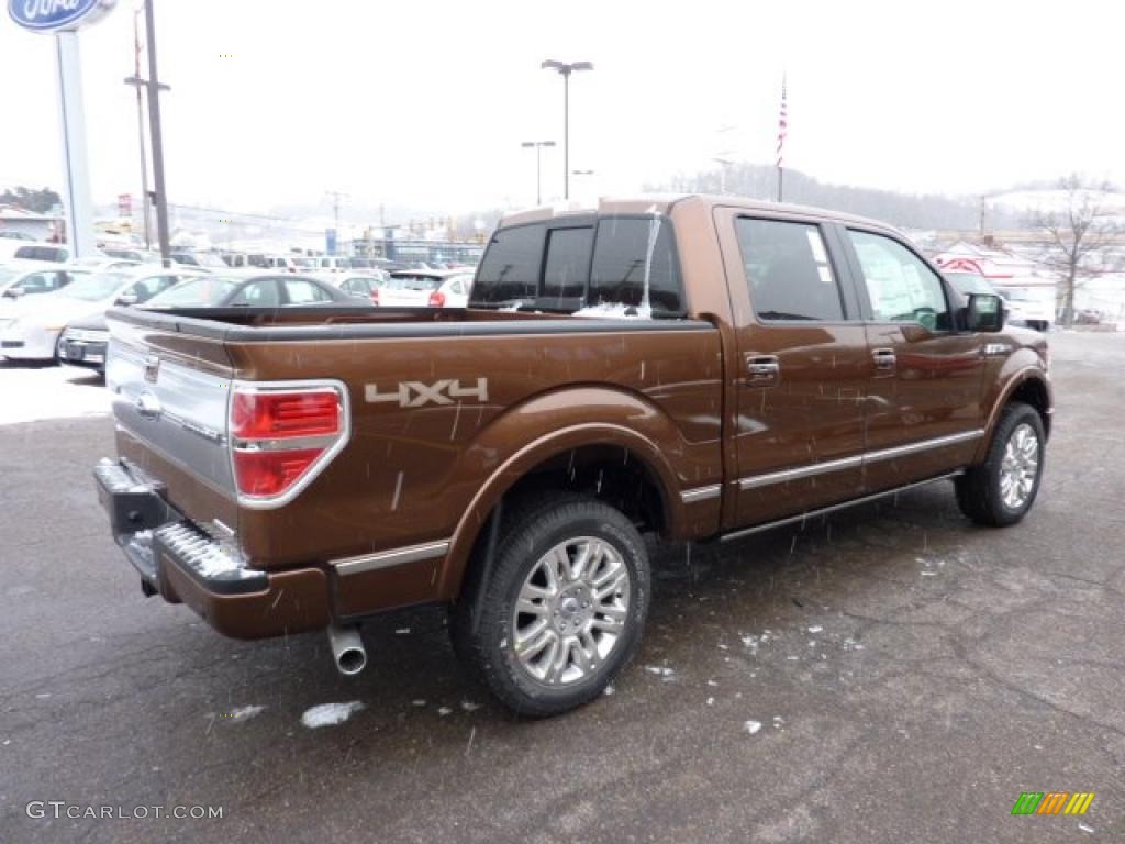 Golden Bronze Metallic 2011 Ford F150 Platinum SuperCrew 4x4 Exterior Photo #42827150