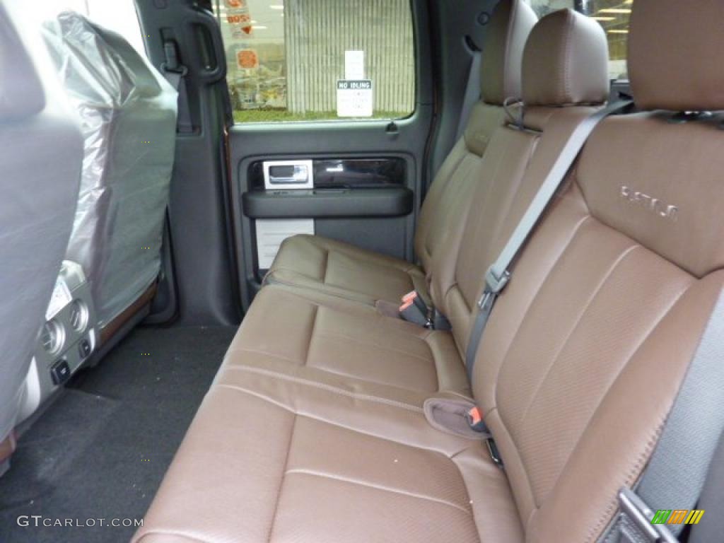 Sienna Brown/Black Interior 2011 Ford F150 Platinum SuperCrew 4x4 Photo #42827310