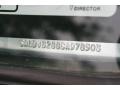1995 Land Rover Defender 90 Hardtop Info Tag