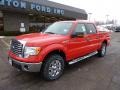2011 Race Red Ford F150 XLT SuperCrew 4x4  photo #8