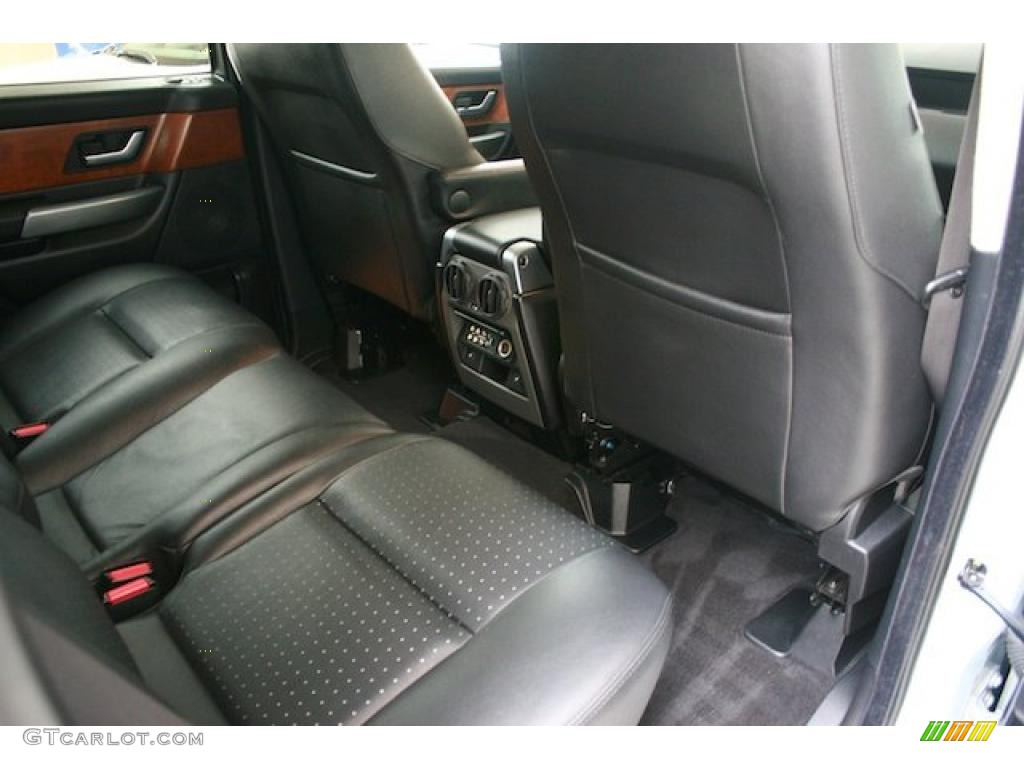 Ebony Black Interior 2006 Land Rover Range Rover Sport Supercharged Photo #42827834