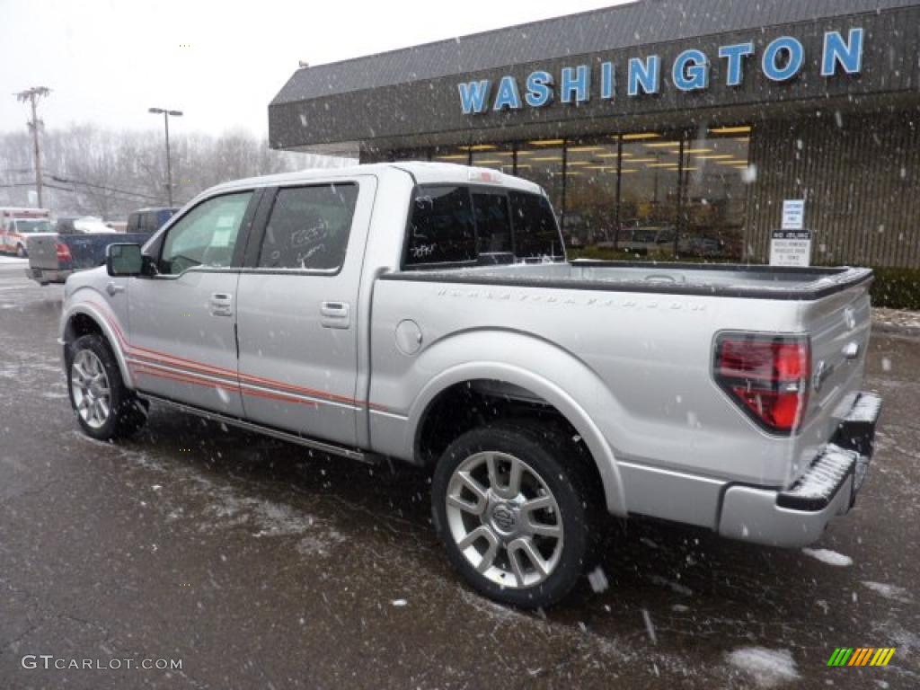 Ingot Silver Metallic 2011 Ford F150 Harley-Davidson SuperCrew 4x4 Exterior Photo #42828394
