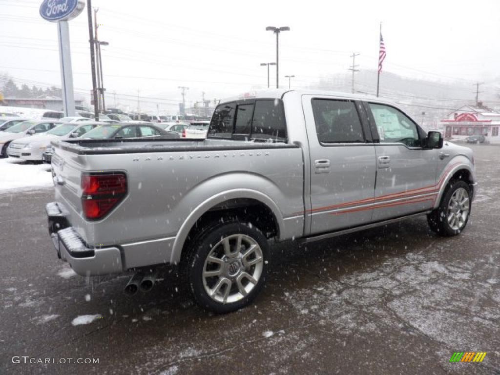 Ingot Silver Metallic 2011 Ford F150 Harley-Davidson SuperCrew 4x4 Exterior Photo #42828430