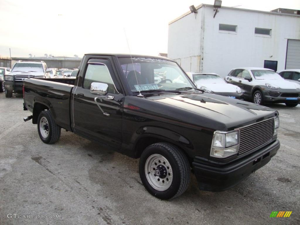 1992 Ranger S Regular Cab - Black / Light Graphite photo #6