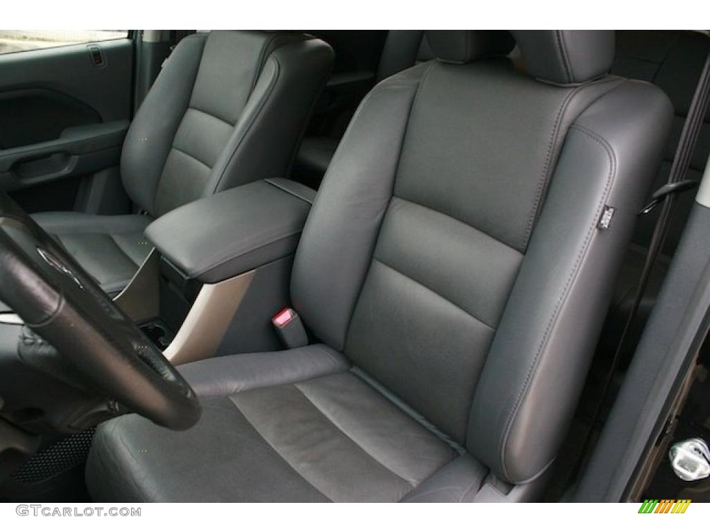 Gray Interior 2007 Honda Pilot EX-L Photo #42828546