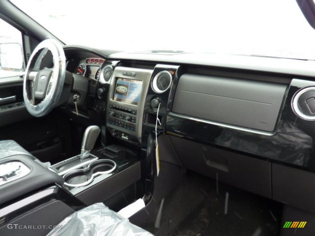 2011 Ford F150 Harley-Davidson SuperCrew 4x4 Black/Silver Smoke Dashboard Photo #42828670